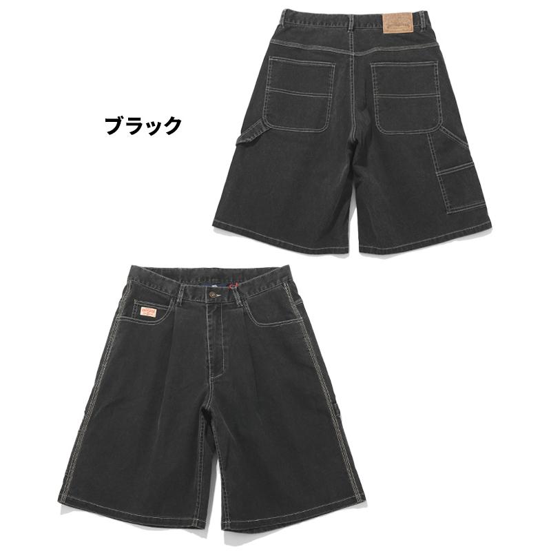 クリフメイヤー KRIFF MAYER メンズ ボトムス ショートパンツ ハーフパンツ 短パン 膝丈 ひざ丈 ワイド イージーパンツ ワンタック アメカジ ペインターショーツ | KRIFF MAYER | 18