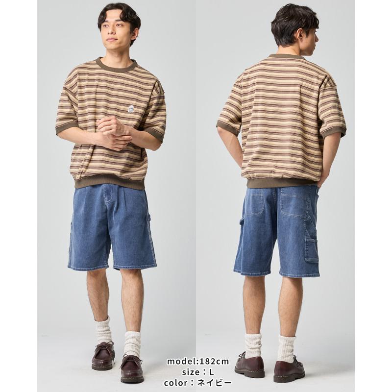 クリフメイヤー KRIFF MAYER メンズ ボトムス ショートパンツ ハーフパンツ 短パン 膝丈 ひざ丈 ワイド イージーパンツ ワンタック アメカジ ペインターショーツ | KRIFF MAYER | 08