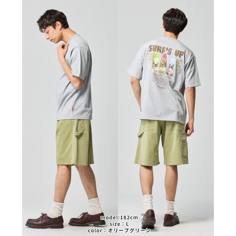 クリフメイヤー KRIFF MAYER メンズ ボトムス ショートパンツ ハーフパンツ 短パン 膝丈 ひざ丈 ワイド イージーパンツ ワンタック アメカジ ペインターショーツ | KRIFF MAYER | 10