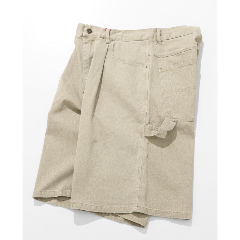 クリフメイヤー KRIFF MAYER メンズ ボトムス ショートパンツ ハーフパンツ 短パン 膝丈 ひざ丈 ワイド イージーパンツ ワンタック アメカジ ペインターショーツ | KRIFF MAYER | 12