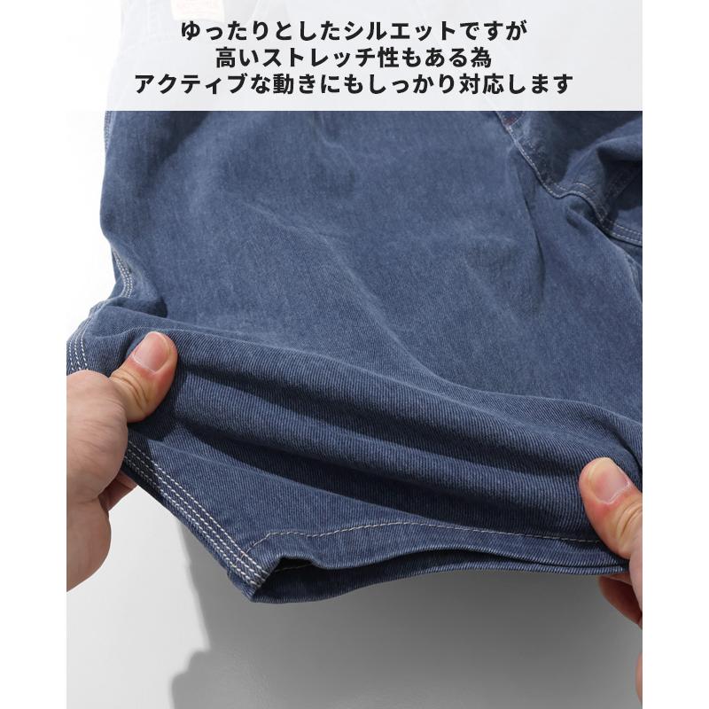 クリフメイヤー KRIFF MAYER メンズ ボトムス ショートパンツ ハーフパンツ 短パン 膝丈 ひざ丈 ワイド イージーパンツ ワンタック アメカジ ペインターショーツ | KRIFF MAYER | 13