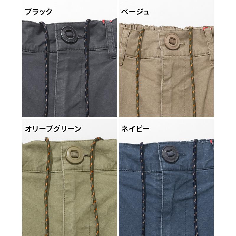 クリフメイヤー KRIFF MAYER メンズ ボトムス ショートパンツ ハーフパンツ M44 短パン 膝丈 ワイド イージーパンツ ワンタック アメカジ モンキーショーツ | KRIFF MAYER | 21