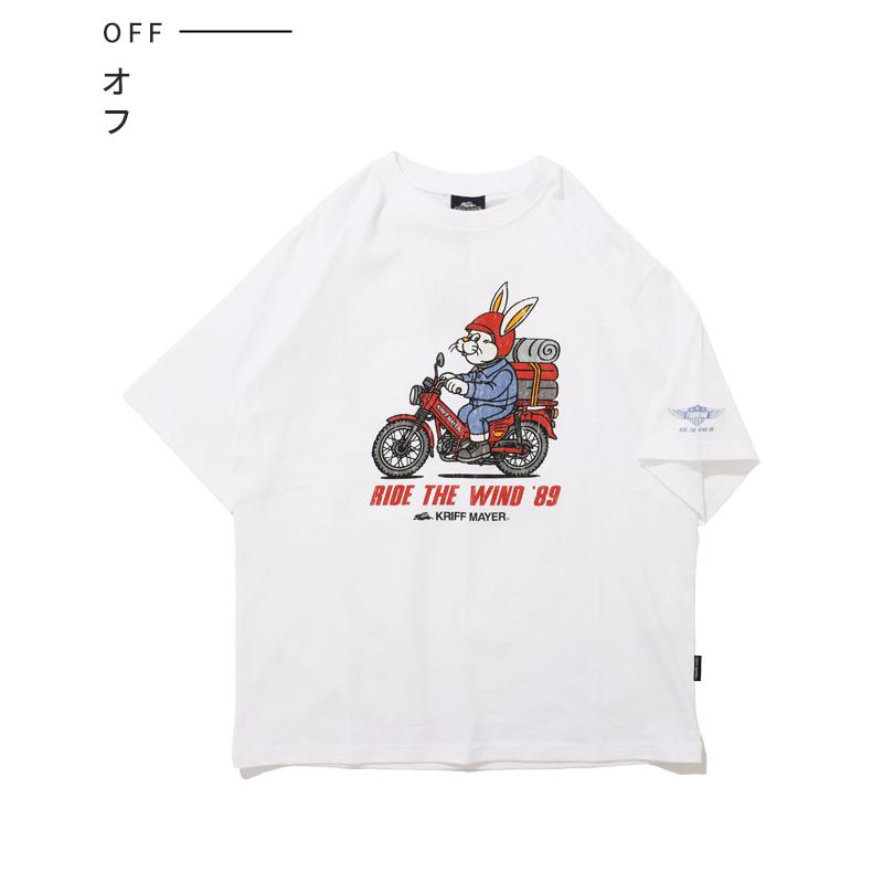 クリフメイヤー KRIFF MAYER メンズ ユニセックス Tシャツ 綿100 バイク カジュアル アメカジ クリフラビット 半袖T ツーリング | KRIFF MAYER | 15