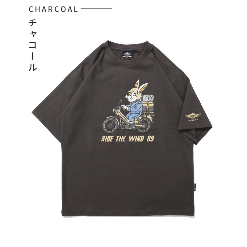 クリフメイヤー KRIFF MAYER メンズ ユニセックス Tシャツ 綿100 バイク カジュアル アメカジ クリフラビット 半袖T ツーリング | KRIFF MAYER | 16
