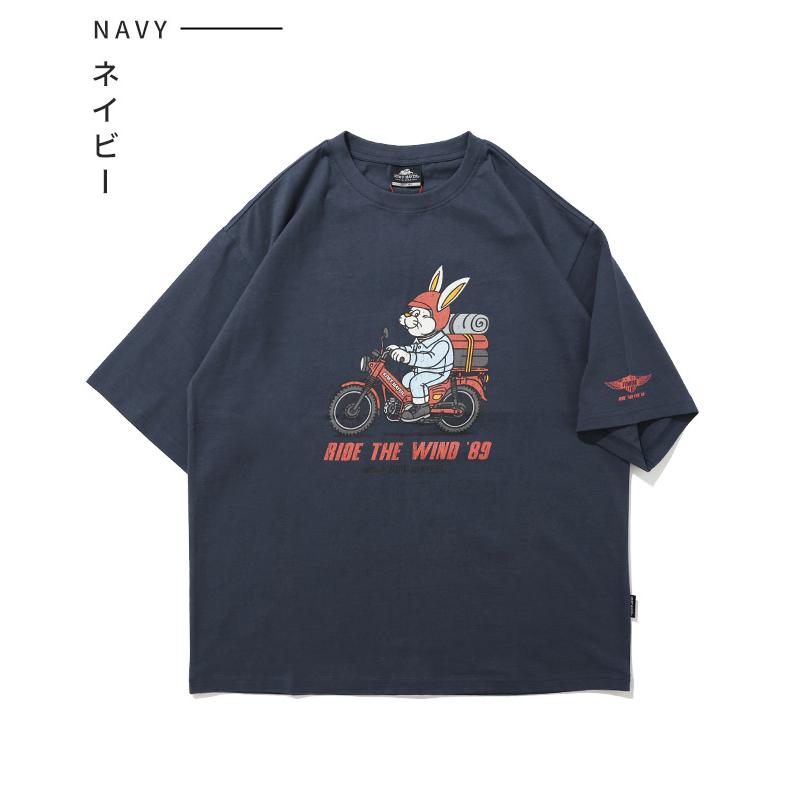 クリフメイヤー KRIFF MAYER メンズ ユニセックス Tシャツ 綿100 バイク カジュアル アメカジ クリフラビット 半袖T ツーリング | KRIFF MAYER | 19
