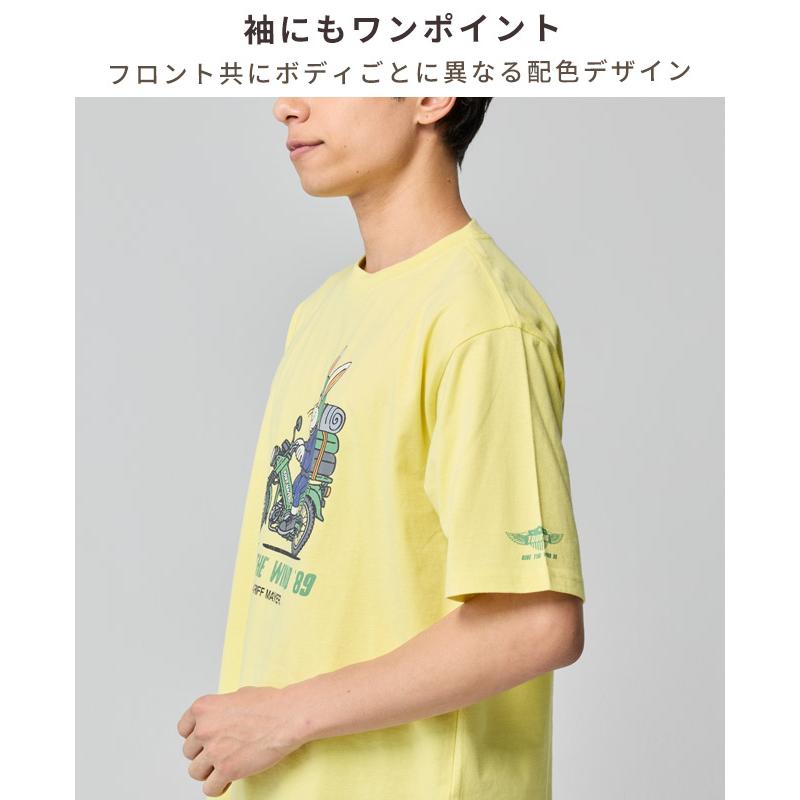 クリフメイヤー KRIFF MAYER メンズ ユニセックス Tシャツ 綿100 バイク カジュアル アメカジ クリフラビット 半袖T ツーリング | KRIFF MAYER | 08