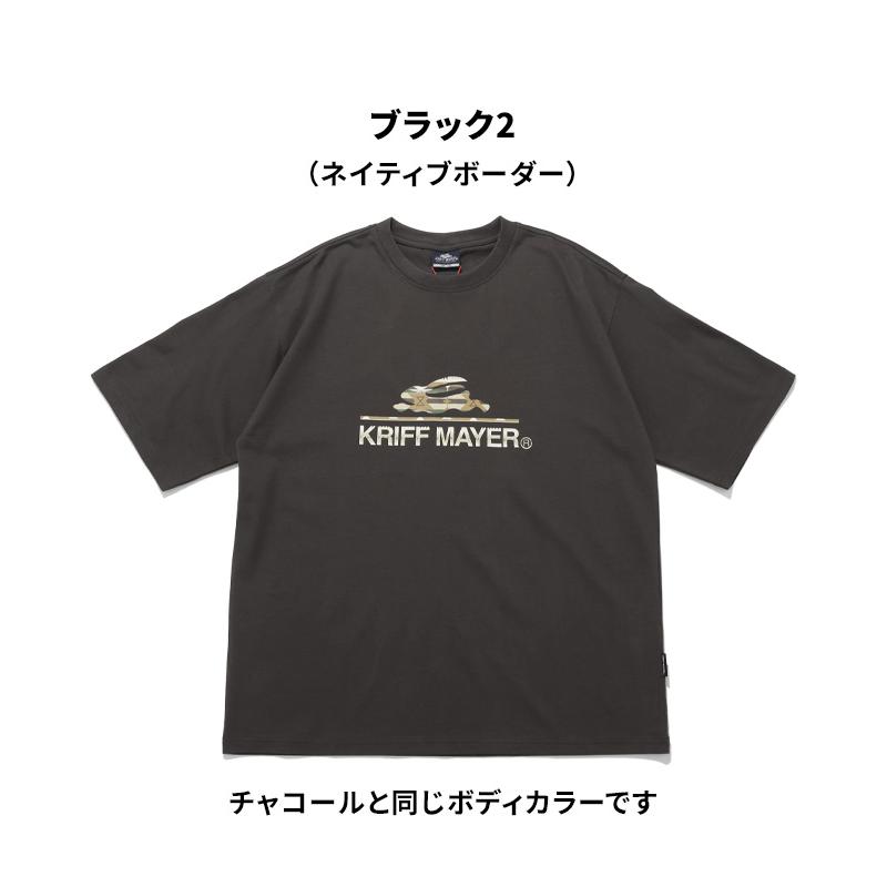 クリフメイヤー KRIFF MAYER メンズ ユニセックス Tシャツ クルーネック 丸首 ブランドロゴ プリント カットソー アメカジ 夏 フライングラビット半袖T | KRIFF MAYER | 23