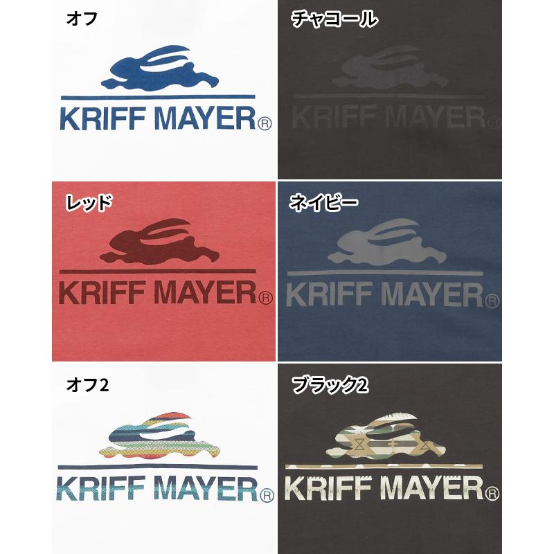 クリフメイヤー KRIFF MAYER メンズ ユニセックス Tシャツ クルーネック 丸首 ブランドロゴ プリント カットソー アメカジ 夏 フライングラビット半袖T | KRIFF MAYER | 25