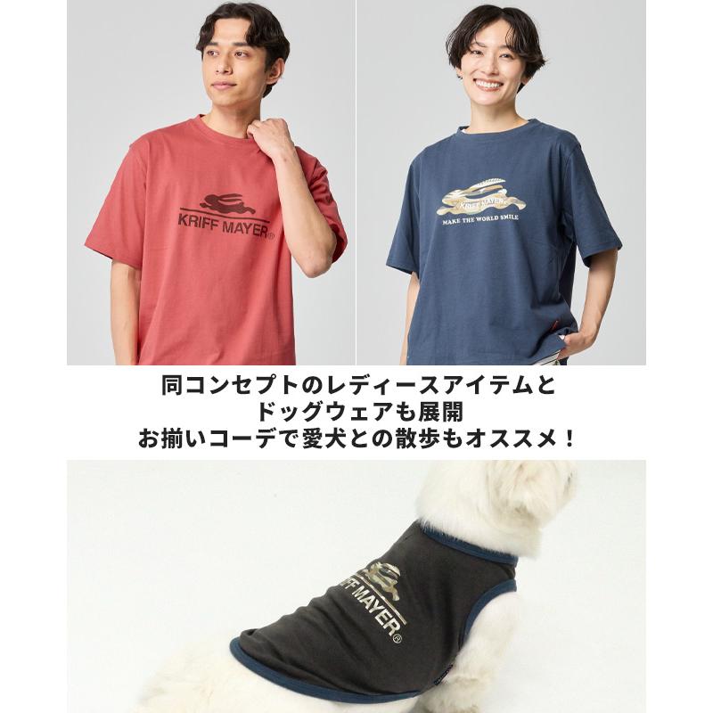 クリフメイヤー KRIFF MAYER メンズ ユニセックス Tシャツ クルーネック 丸首 ブランドロゴ プリント カットソー アメカジ 夏 フライングラビット半袖T | KRIFF MAYER | 12