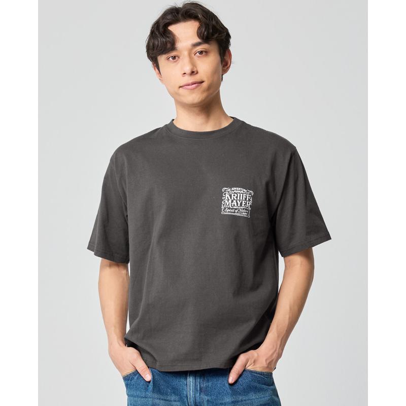 クリフメイヤー KRIFF MAYER メンズ ユニセックス Tシャツ ロゴ バックプリント 綿 コットン100 クルーネック 漢字 アメカジ 夏 プリント半袖T バイカー | KRIFF MAYER | 05