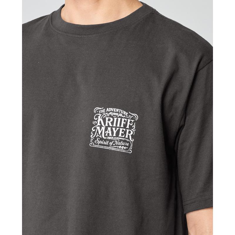 クリフメイヤー KRIFF MAYER メンズ ユニセックス Tシャツ ロゴ バックプリント 綿 コットン100 クルーネック 漢字 アメカジ 夏 プリント半袖T バイカー | KRIFF MAYER | 09