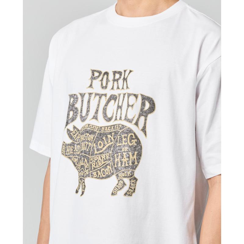 クリフメイヤー KRIFF MAYER メンズ ユニセックス Tシャツ ロゴ 豚 綿 コットン100 クルーネック バックプリント アメカジ 夏 プリント半袖T ポーク | KRIFF MAYER | 09