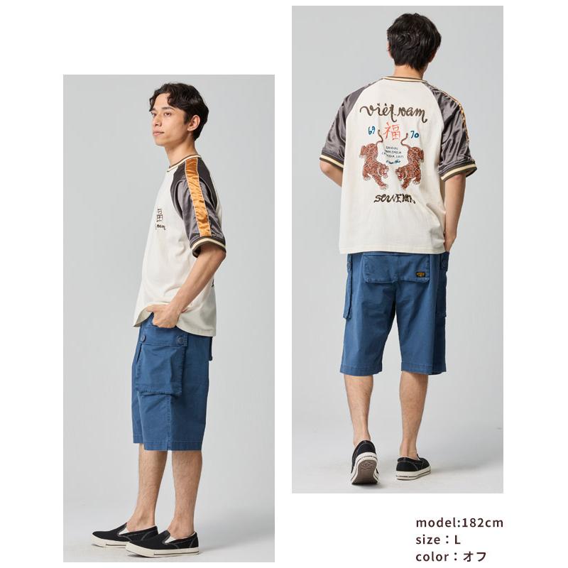 クリフメイヤー KRIFF MAYER メンズ ユニセックス Tシャツ 綿100 スカジャン カジュアル アメカジ スーベニア 刺繍 スカT 虎 | KRIFF MAYER Lady's Collection | 12