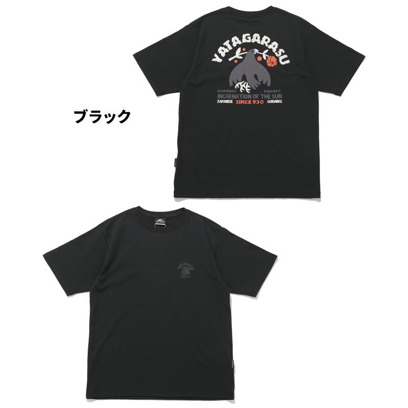 クリフメイヤー KRIFF MAYER メンズ ユニセックス Tシャツ ロゴ バックプリント ドライ 吸水速乾 乾きやすい 涼しい アメカジ 夏 COOLMAX 半袖T 八咫烏 | KRIFF MAYER | 19