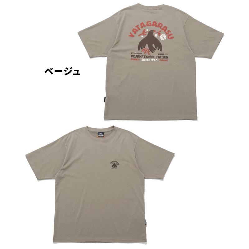 クリフメイヤー KRIFF MAYER メンズ ユニセックス Tシャツ ロゴ バックプリント ドライ 吸水速乾 乾きやすい 涼しい アメカジ 夏 COOLMAX 半袖T 八咫烏 | KRIFF MAYER | 20