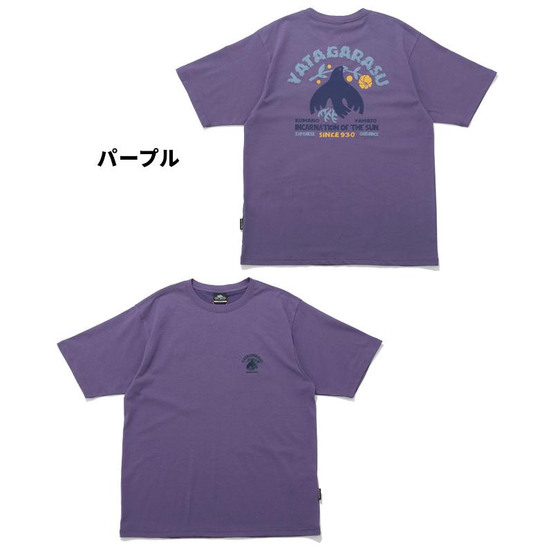クリフメイヤー KRIFF MAYER メンズ ユニセックス Tシャツ ロゴ バックプリント ドライ 吸水速乾 乾きやすい 涼しい アメカジ 夏 COOLMAX 半袖T 八咫烏 | KRIFF MAYER | 21
