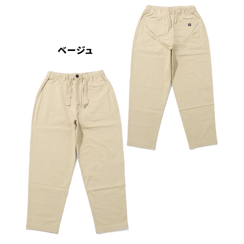 クリフメイヤー KRIFF MAYER メンズ ボトムス ロング 接触冷感 ワイド テーパードパンツ シェフパンツ ストレッチ ウエストゴム 無地 夏 スズシゲイージーパンツ | KRIFF MAYER | 18