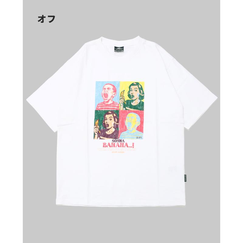クリフメイヤー KRIFF MAYER メンズ ユニセックス プリント ロゴ アート 綿100 コットン アウトドア 夏 ダジャレ 半袖 Tシャツ ソンナバナナ | KRIFF MAYER Lady's Collection | 19