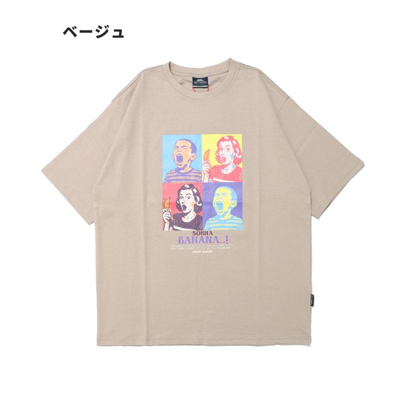クリフメイヤー KRIFF MAYER メンズ ユニセックス プリント ロゴ アート 綿100 コットン アウトドア 夏 ダジャレ 半袖 Tシャツ ソンナバナナ | KRIFF MAYER Lady's Collection | 21