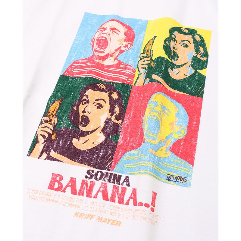 クリフメイヤー KRIFF MAYER メンズ ユニセックス プリント ロゴ アート 綿100 コットン アウトドア 夏 ダジャレ 半袖 Tシャツ ソンナバナナ | KRIFF MAYER Lady's Collection | 13