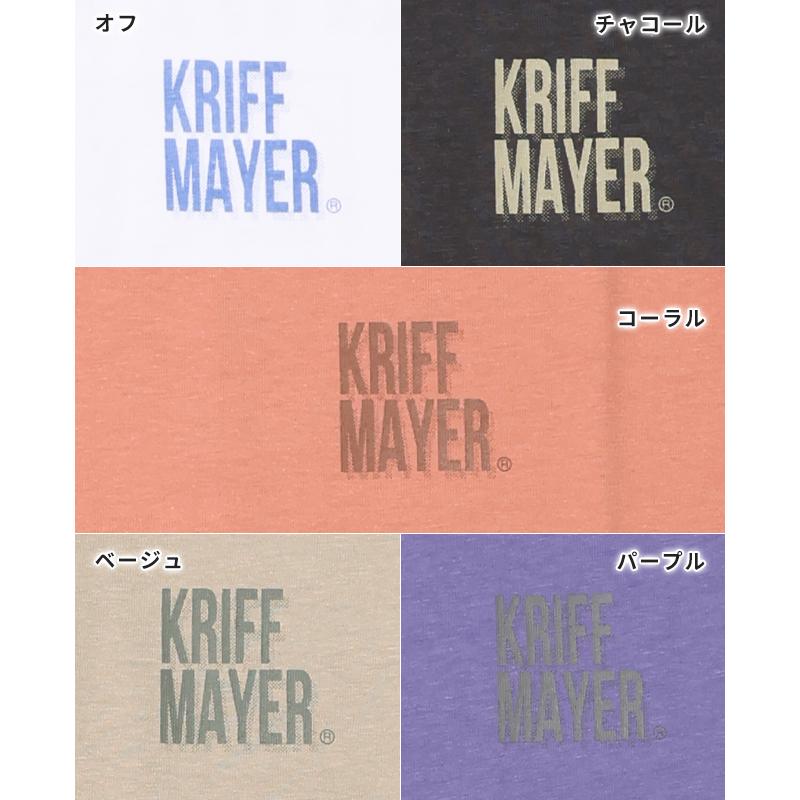 クリフメイヤー KRIFF MAYER メンズ ユニセックス バックプリント ロゴ アート 綿100 コットン アウトドア 夏 ダジャレ 半袖 Tシャツ デンワニデンワ | KRIFF MAYER Lady's Collection | 24