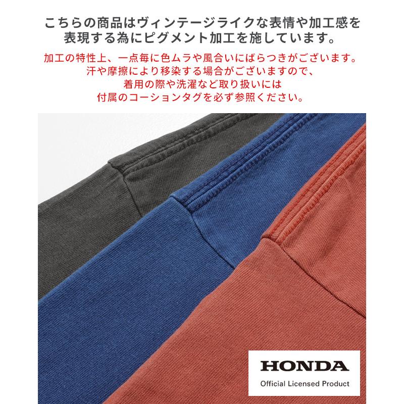 クリフメイヤー KRIFF MAYER メンズ ユニセックス ホンダ バイク オートバイ 半袖 Tシャツ ピグメント染め バックプリント アメカジ HONDAコラボT CBX400F | KRIFF MAYER | 17