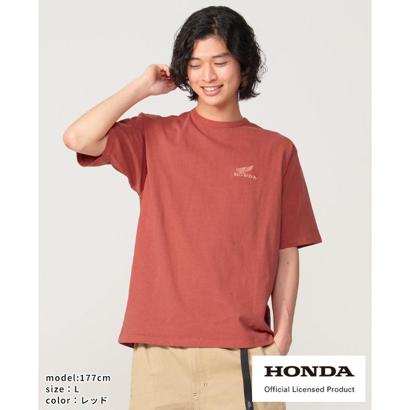 クリフメイヤー KRIFF MAYER メンズ ユニセックス ホンダ バイク オートバイ 半袖 Tシャツ ピグメント染め バックプリント アメカジ HONDAコラボT CBX400F | KRIFF MAYER | 07