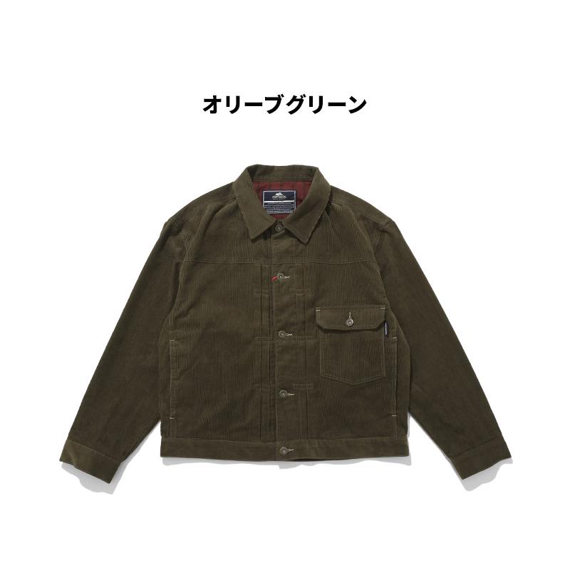 クリフメイヤー KRIFF MAYER メンズ ユニセックス アウター 長袖 ジージャン ブルゾン 無地 ワンポイント アメカジ 秋 冬 コーデュロイトラッカージャケット | KRIFF MAYER | 16