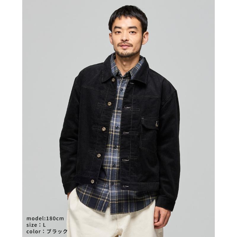 クリフメイヤー KRIFF MAYER メンズ ユニセックス アウター 長袖 ジージャン ブルゾン 無地 ワンポイント アメカジ 秋 冬 コーデュロイトラッカージャケット | KRIFF MAYER | 02