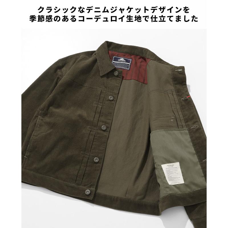 クリフメイヤー KRIFF MAYER メンズ ユニセックス アウター 長袖 ジージャン ブルゾン 無地 ワンポイント アメカジ 秋 冬 コーデュロイトラッカージャケット | KRIFF MAYER | 07