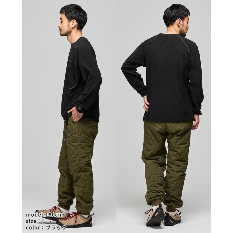 クリフメイヤー KRIFF MAYER メンズ ユニセックス 長袖 Tシャツ ロンT 静電気防止 胸ポケット ドロスト アウトドア 秋 冬 アクティブフリースクルー | KRIFF MAYER | 08