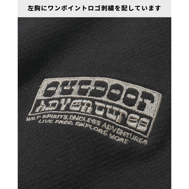 クリフメイヤー KRIFF MAYER メンズ ユニセックス スウェット 長袖 バックプリント クルーネック 刺繍 コットン アウトドア 秋 冬 春 ざっくり裏毛クルー | KRIFF MAYER | 16