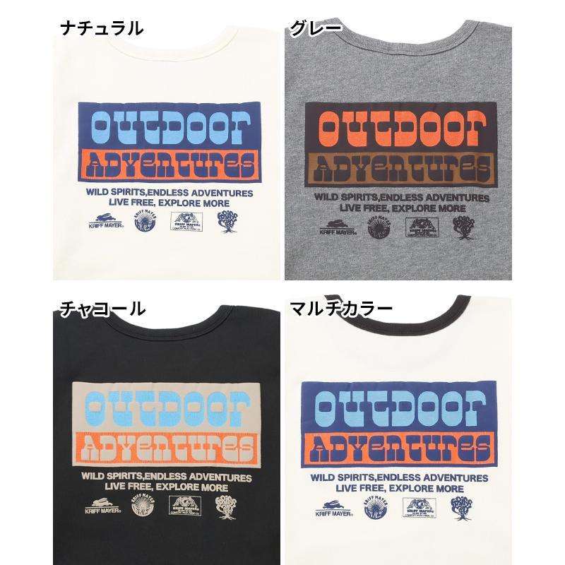 クリフメイヤー KRIFF MAYER メンズ ユニセックス スウェット 長袖 バックプリント クルーネック 刺繍 コットン アウトドア 秋 冬 春 ざっくり裏毛クルー | KRIFF MAYER | 22