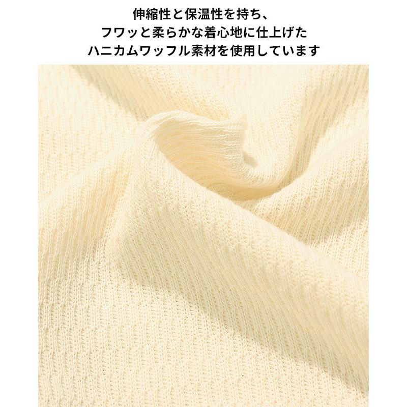 クリフメイヤー KRIFF MAYER メンズ ユニセックス 長袖 ワッフル Tシャツ バイク 春 秋 冬 ハニカムサーマルスウェットT スヌーピー | KRIFF MAYER | 13