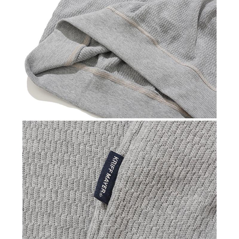 クリフメイヤー KRIFF MAYER メンズ ユニセックス 長袖 ワッフル Tシャツ バイク 春 秋 冬 ハニカムサーマルスウェットT スヌーピー | KRIFF MAYER | 16