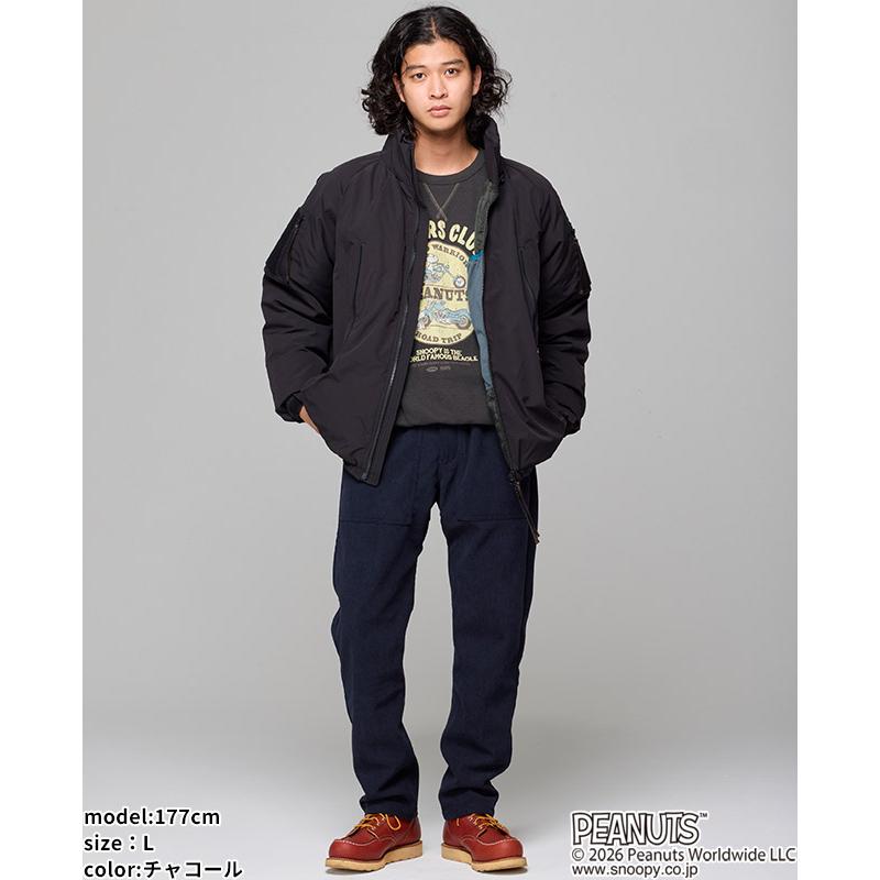 クリフメイヤー KRIFF MAYER メンズ ユニセックス 長袖 ワッフル Tシャツ バイク 春 秋 冬 ハニカムサーマルスウェットT スヌーピー | KRIFF MAYER | 10