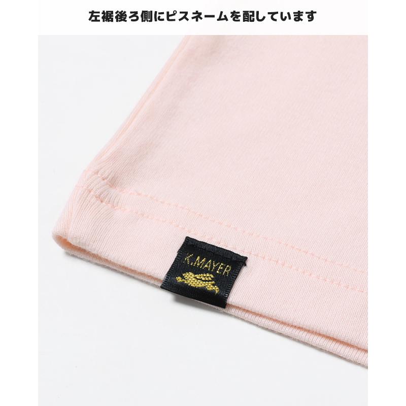 クリフメイヤー KRIFF MAYER メンズ ユニセックス 5分袖 Tシャツ 半端袖 国産 無地 インナー スリム アメカジ 日本製 タイトフィット切替5分袖Tシャツ | KRIFF MAYER | 23