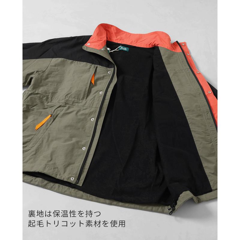 Bukta バクタ メンズ アウター ワイド ハイネック 裏起毛