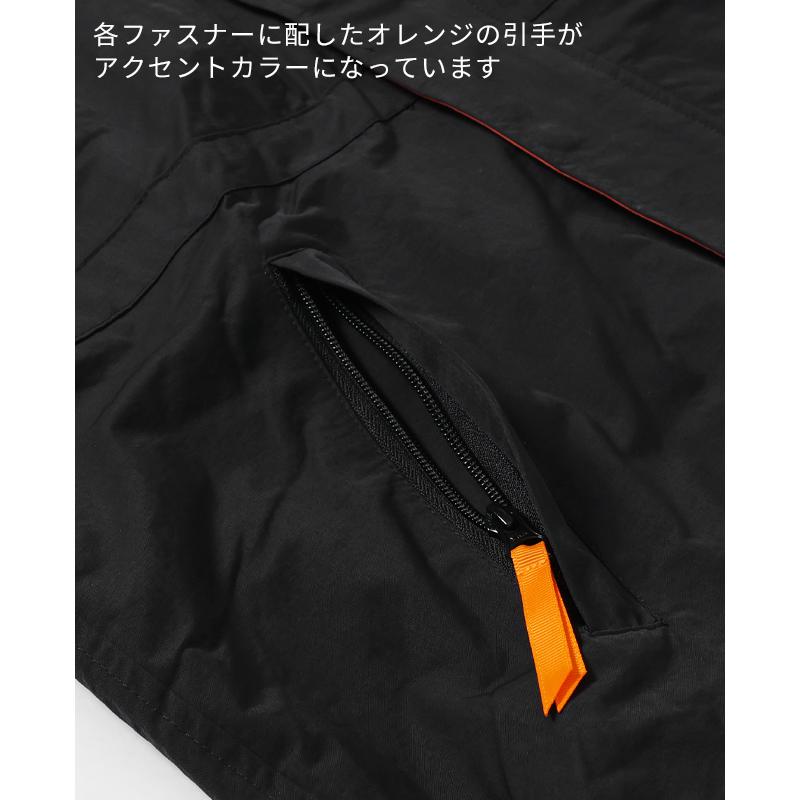 Bukta（バクタ） メンズ アウター ワイド ハイネック 裏起毛 ブルゾン