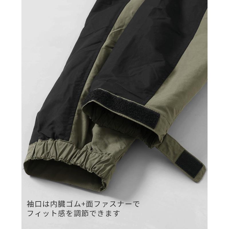 Bukta バクタ メンズ アウター ワイド ハイネック 裏起毛