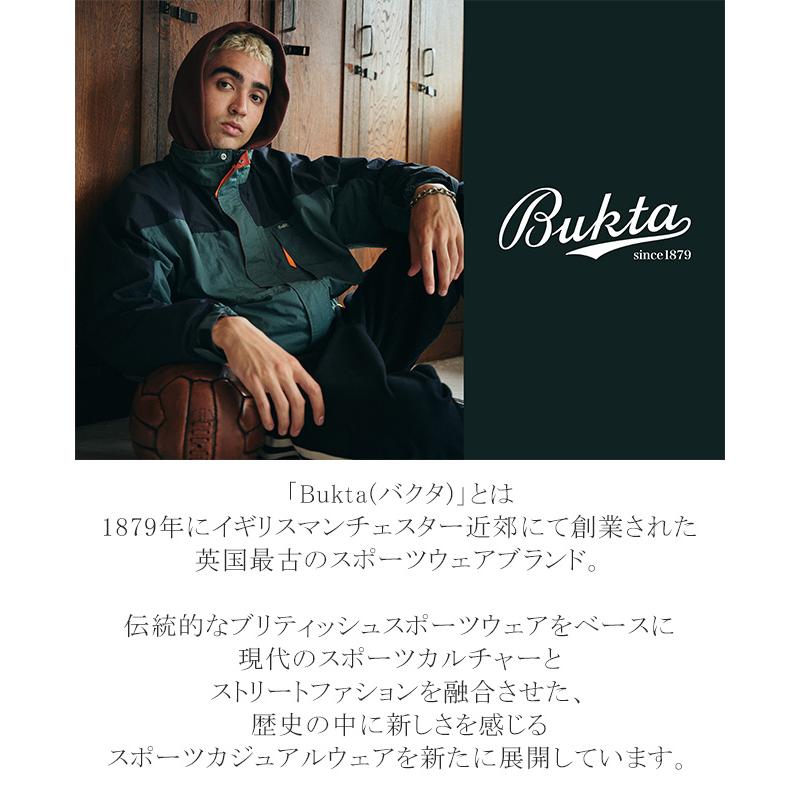 Bukta（バクタ） メンズ スウェット ハーフジップ ヘビーウェイト
