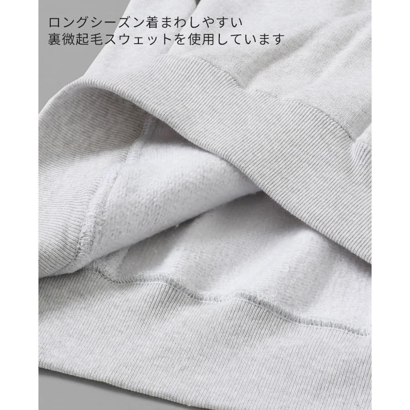 バクタ Bukta メンズ スウェット ハーフジップ ヘビーウェイト ハイネック スタンド 裏起毛 ワイド ストリート 秋 冬 ヘビーOZ裏毛ハーフZIP | Bukta | 12