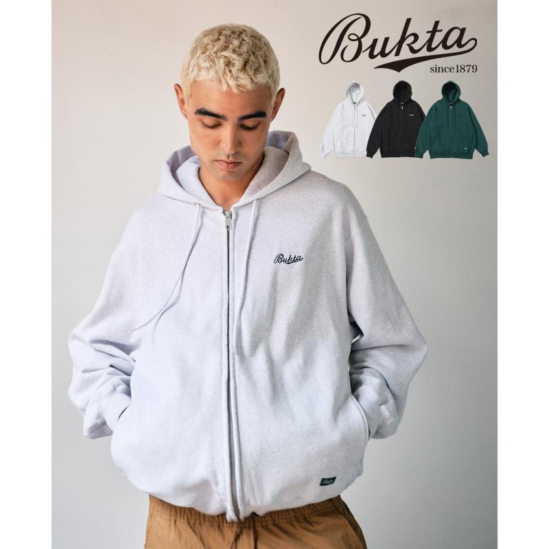 Bukta（バクタ） メンズ スウェット フーディー フルジップパーカー