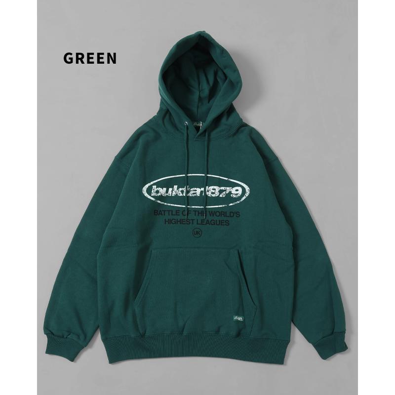 Bukta（バクタ） メンズ スウェット フーディー プルパーカー ロゴ