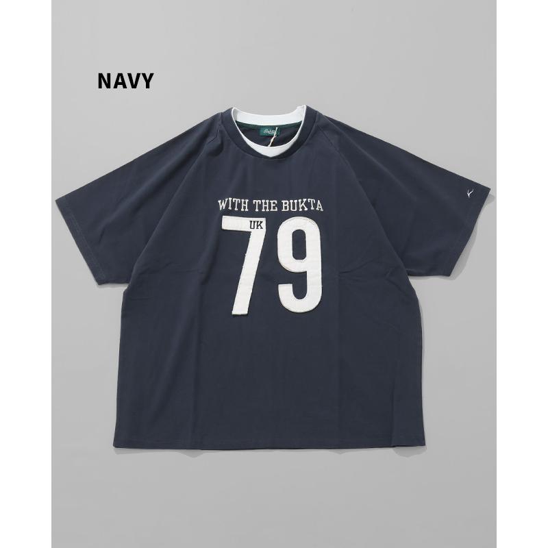 バクタ Bukta メンズ ユニセックス 半袖 Tシャツ ロゴ アップリケ 刺繍 アップリケ アメカジ カジュアル スポーツ ストリート 夏 ヘビーウェイトゲームT 79 | Bukta | 16