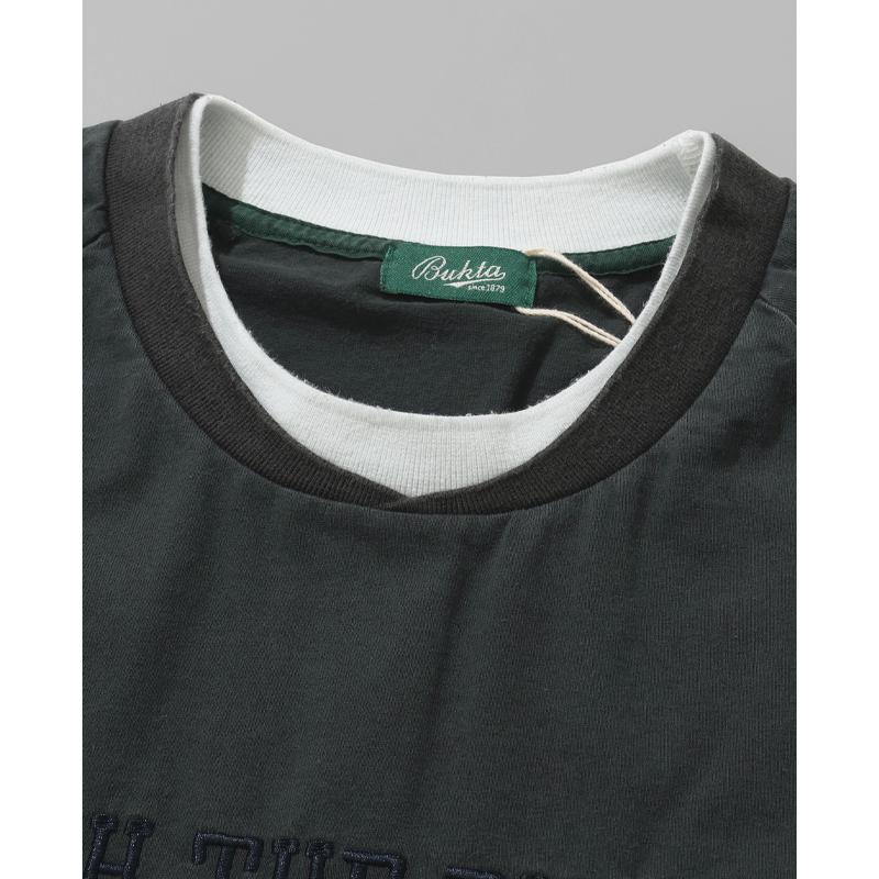 バクタ Bukta メンズ ユニセックス 半袖 Tシャツ ロゴ アップリケ 刺繍 アップリケ アメカジ カジュアル スポーツ ストリート 夏 ヘビーウェイトゲームT 79 | Bukta | 11