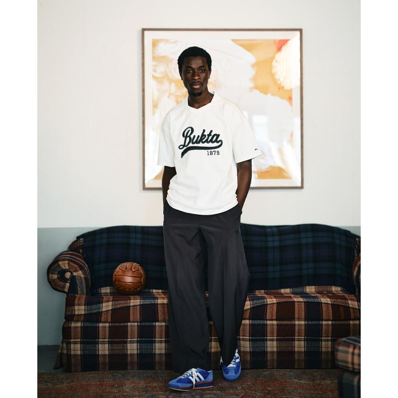 Bukta（バクタ） メンズ ユニセックス 半袖 ポロシャツ Tシャツ ロゴ