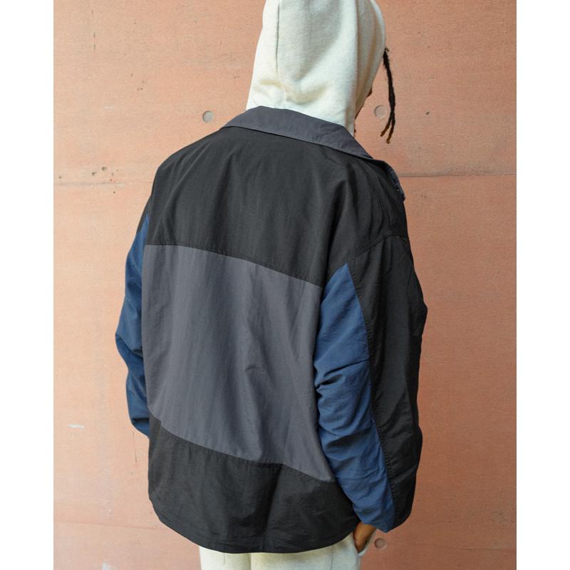 バクタ Bukta メンズ ユニセックス ブルゾン ライトアウター ハイネック ワイド 羽織り アメカジ スポーツ ストリート 春 秋 レトロスタンドジャケット | KRIFF MAYER | 05