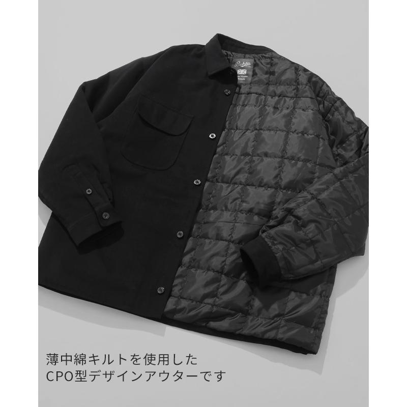 バクタ Bukta メンズ ユニセックス アウター ブルゾン シャツジャケット 長袖 羽織り 防寒 暖かい アメカジ ストリート 春 秋 冬 中綿CPOジャケット | KRIFF MAYER | 07