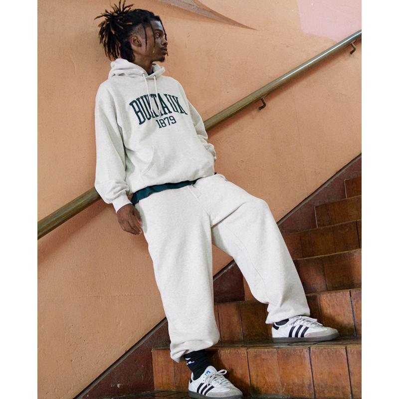 バクタ Bukta メンズ ユニセックス フーディー プルパーカー 長袖 スウェット ロゴ ヘビーオンス アメカジ スポーツ 秋 冬 春 ヘビー裏毛刺繍パーカー | KRIFF MAYER | 06